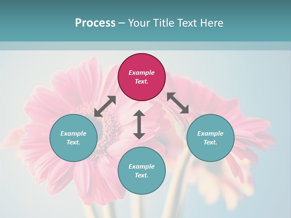 Vintage Ragged Rose PowerPoint Template