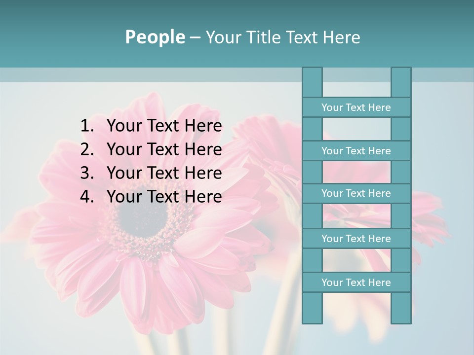 Vintage Ragged Rose PowerPoint Template