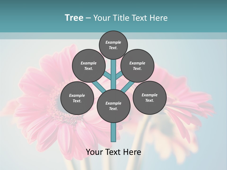 Vintage Ragged Rose PowerPoint Template