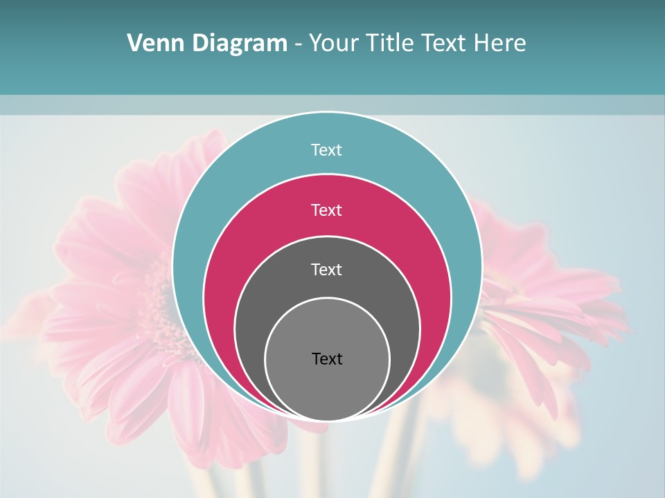 Vintage Ragged Rose PowerPoint Template