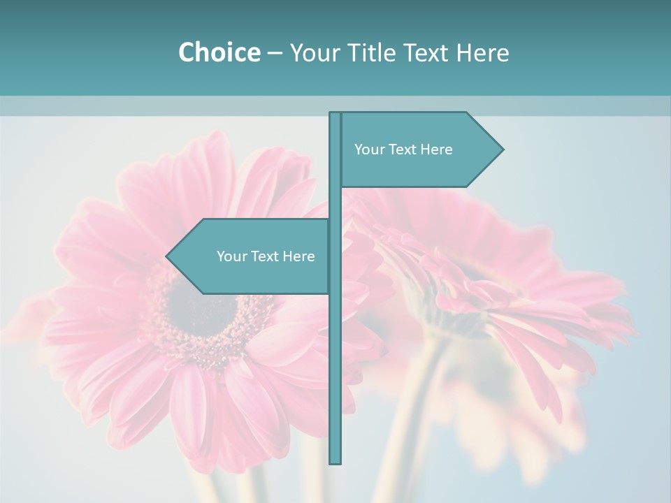 Vintage Ragged Rose PowerPoint Template