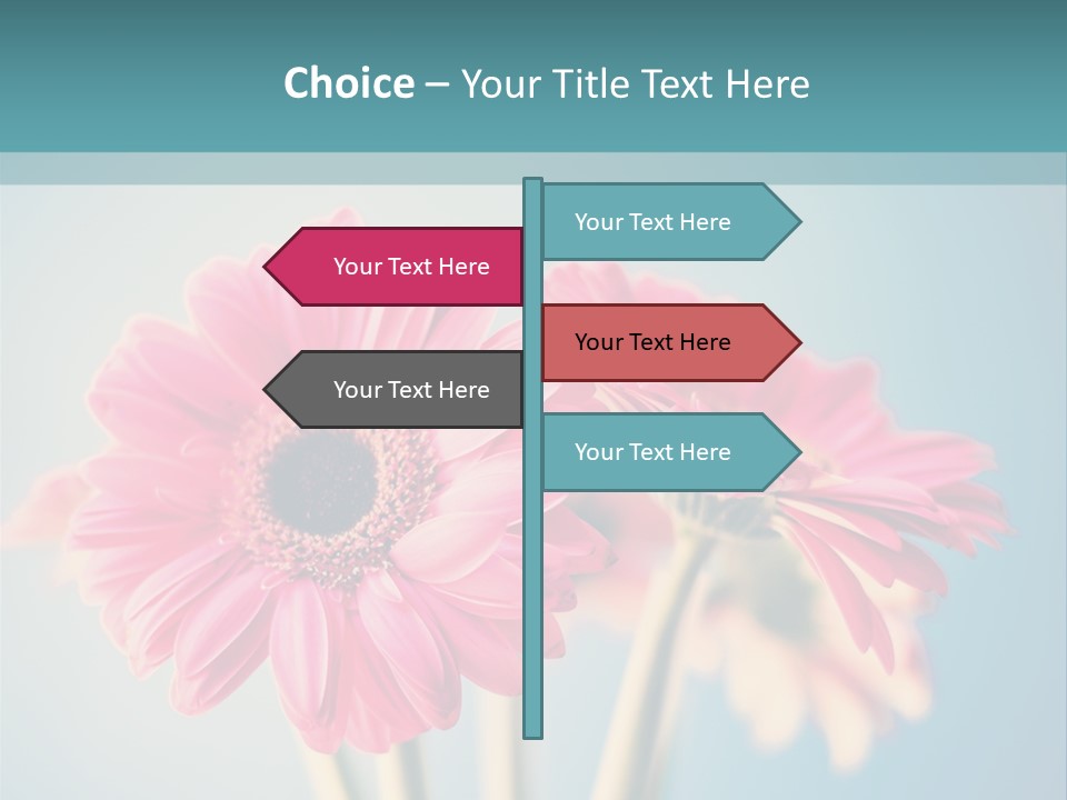 Vintage Ragged Rose PowerPoint Template