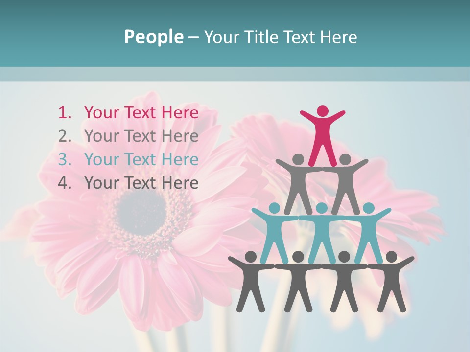 Vintage Ragged Rose PowerPoint Template