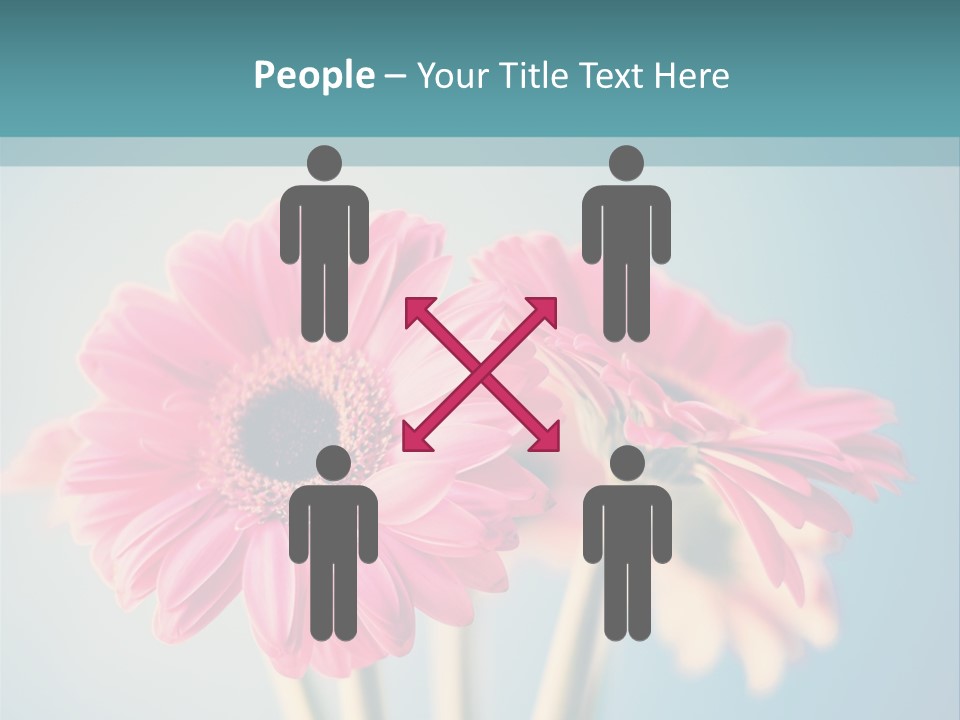 Vintage Ragged Rose PowerPoint Template