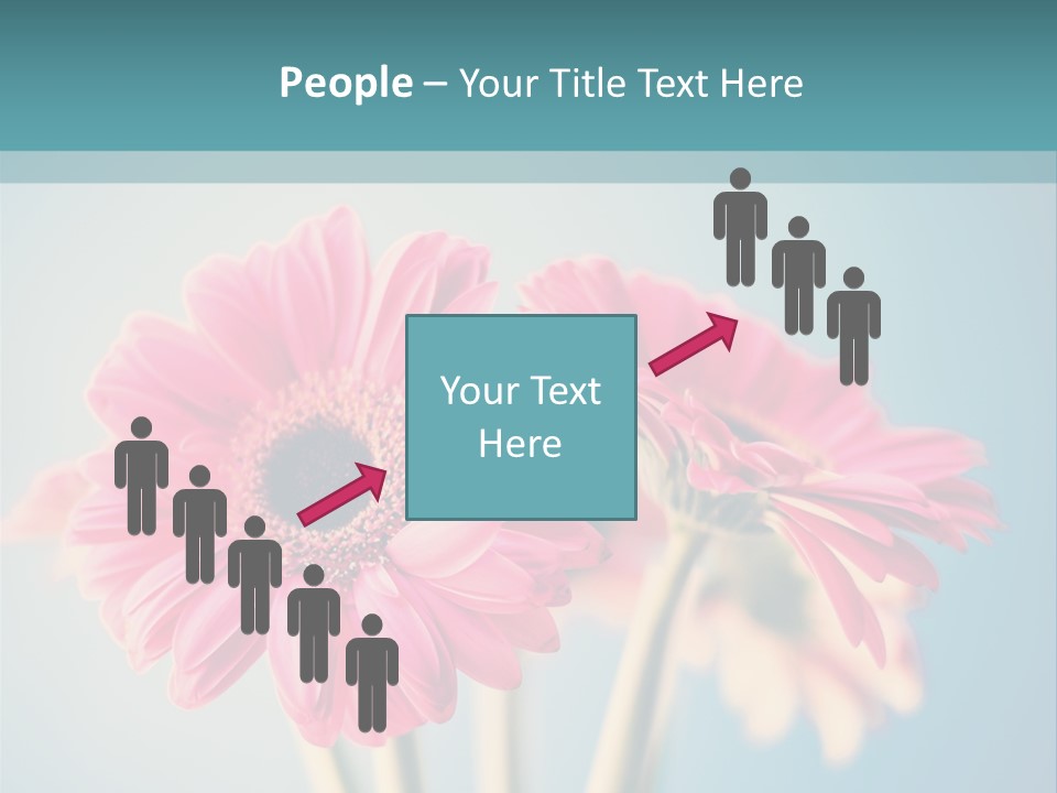 Vintage Ragged Rose PowerPoint Template