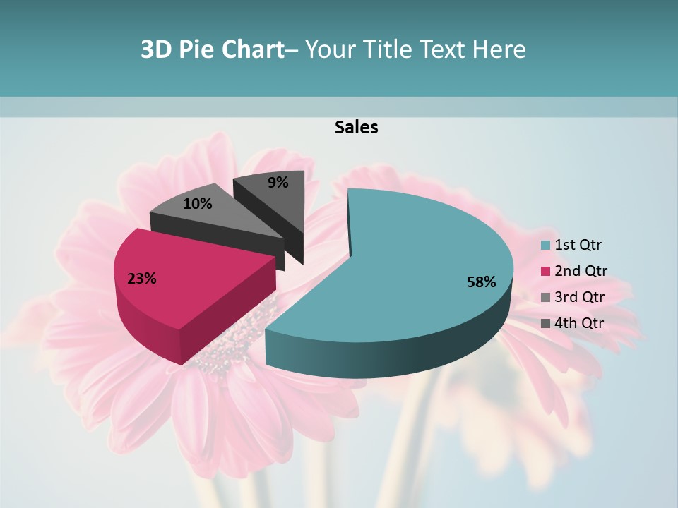 Vintage Ragged Rose PowerPoint Template