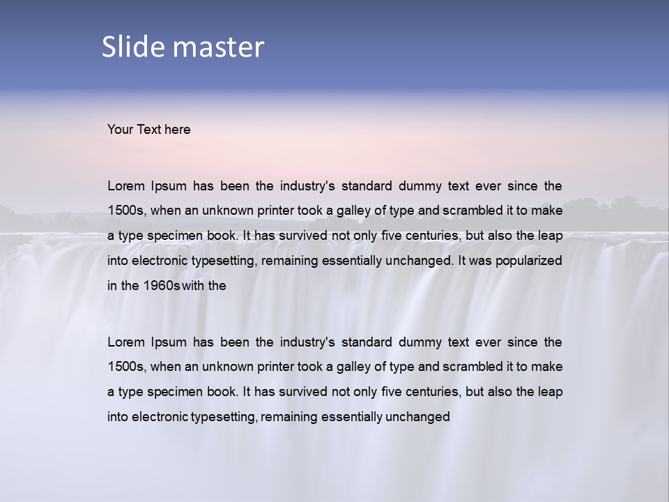 Roar Sun Rise Victoria PowerPoint Template