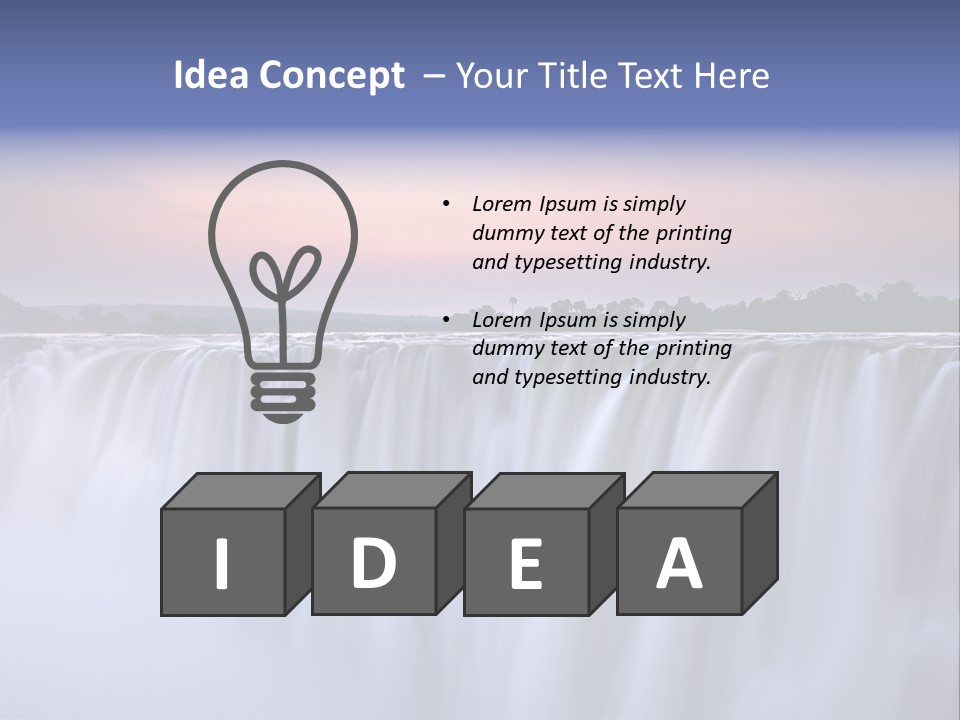 Roar Sun Rise Victoria PowerPoint Template