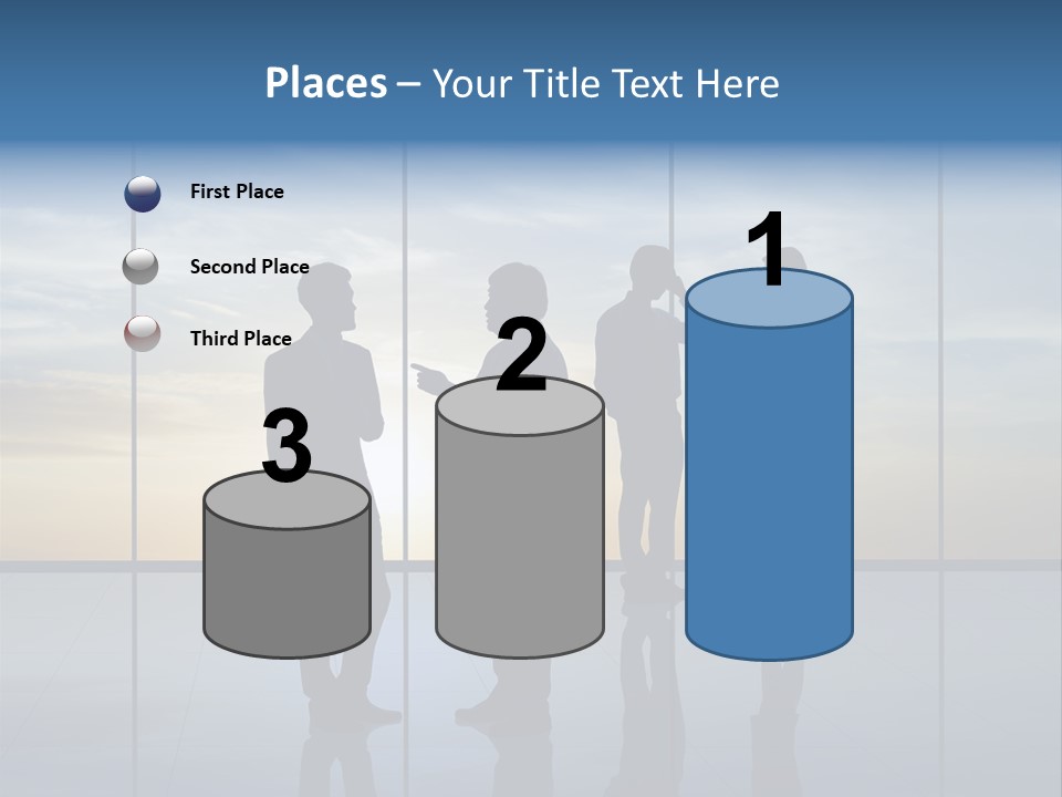 Silhouette Teamwork Contract PowerPoint Template