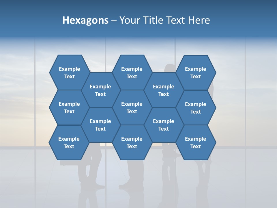 Silhouette Teamwork Contract PowerPoint Template