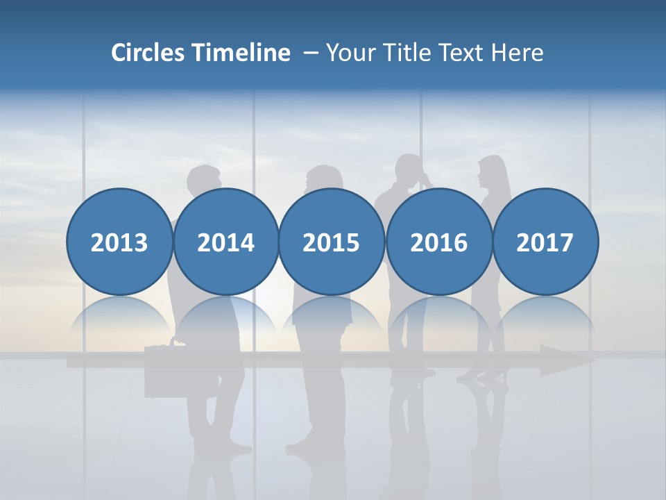 Silhouette Teamwork Contract PowerPoint Template