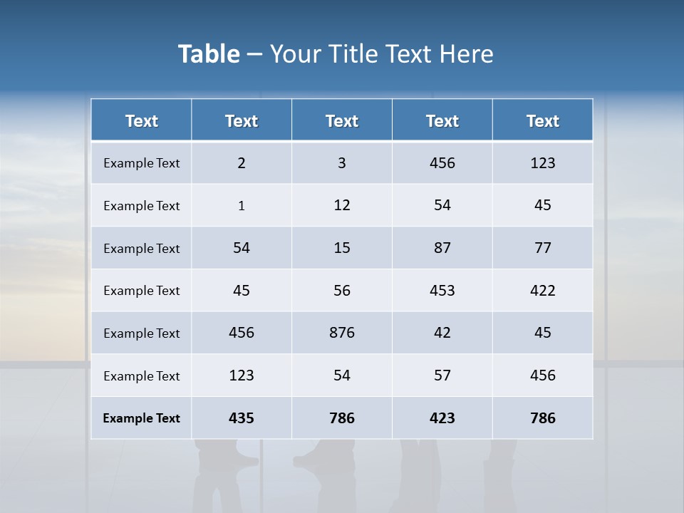 Silhouette Teamwork Contract PowerPoint Template