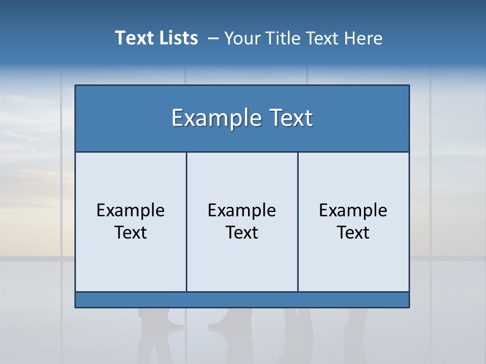 Silhouette Teamwork Contract PowerPoint Template