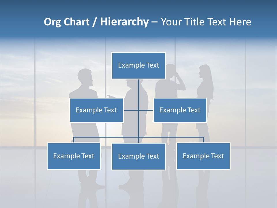 Silhouette Teamwork Contract PowerPoint Template