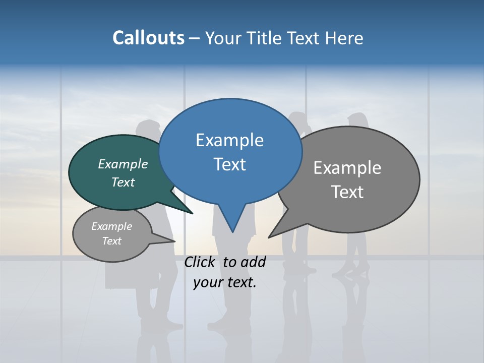 Silhouette Teamwork Contract PowerPoint Template