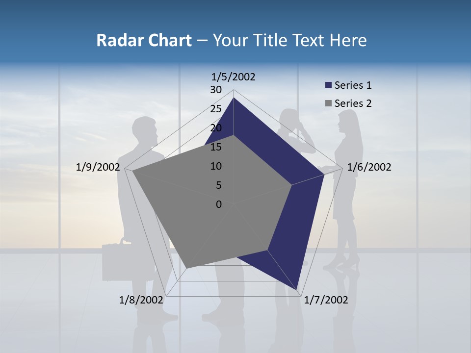 Silhouette Teamwork Contract PowerPoint Template