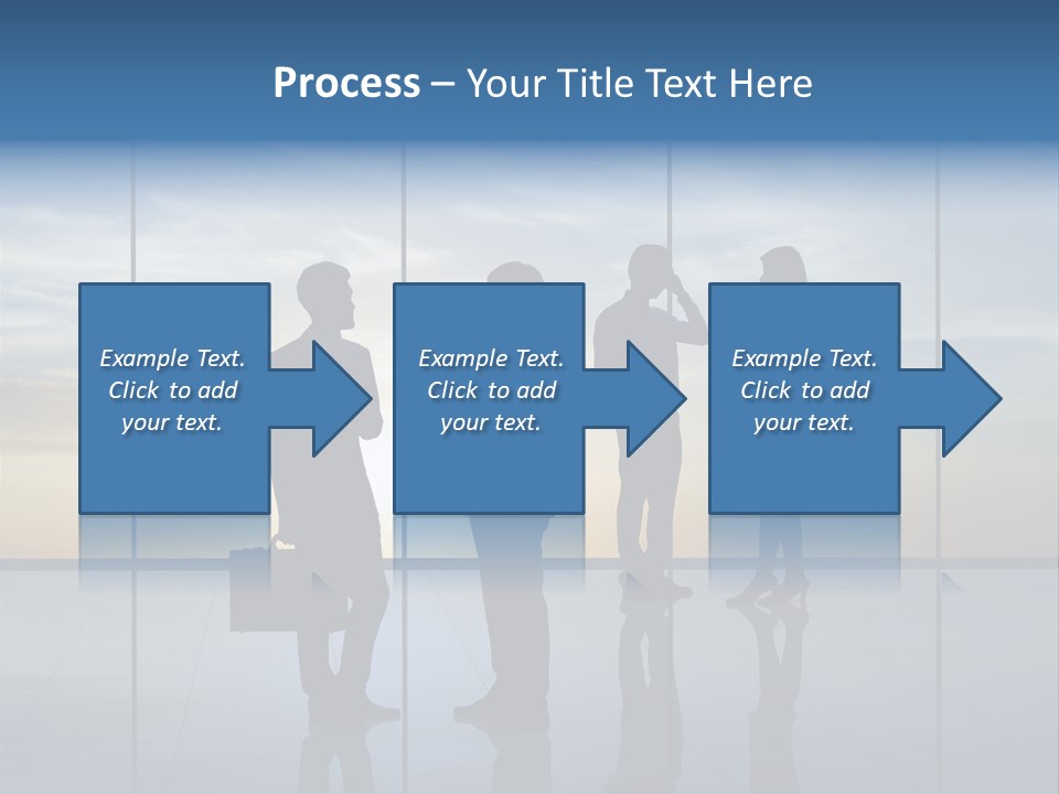Silhouette Teamwork Contract PowerPoint Template