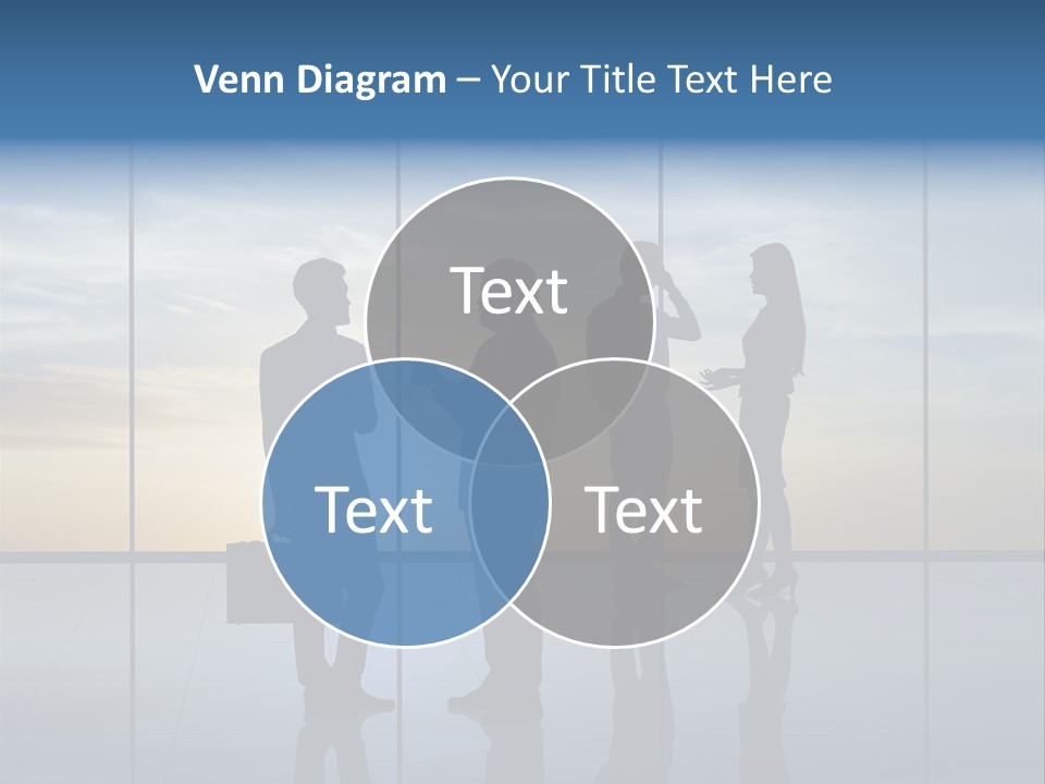 Silhouette Teamwork Contract PowerPoint Template