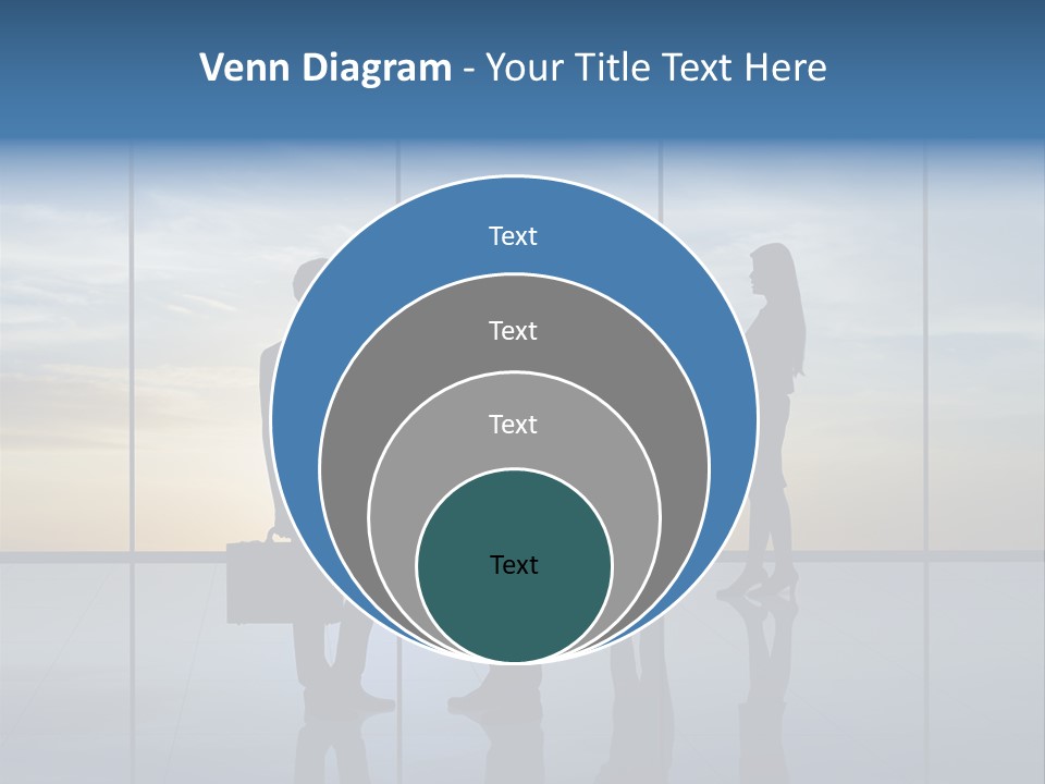 Silhouette Teamwork Contract PowerPoint Template