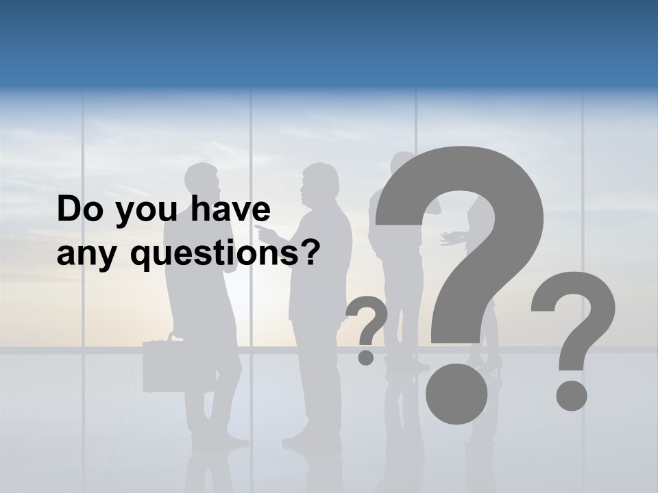 Silhouette Teamwork Contract PowerPoint Template