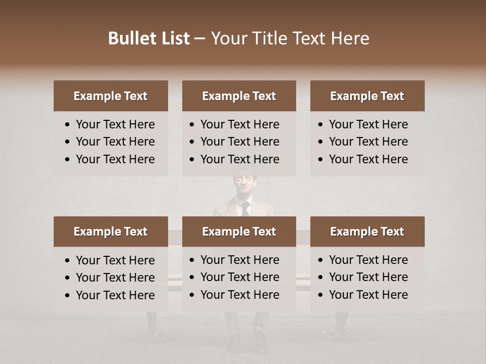 Think Person Man PowerPoint Template