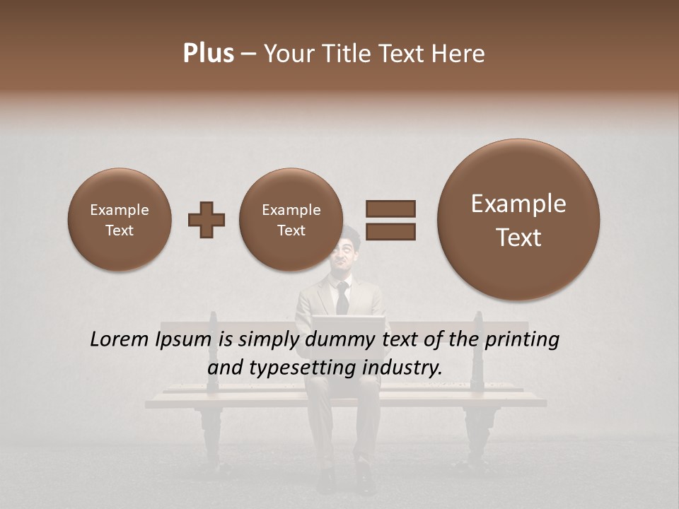 Think Person Man PowerPoint Template