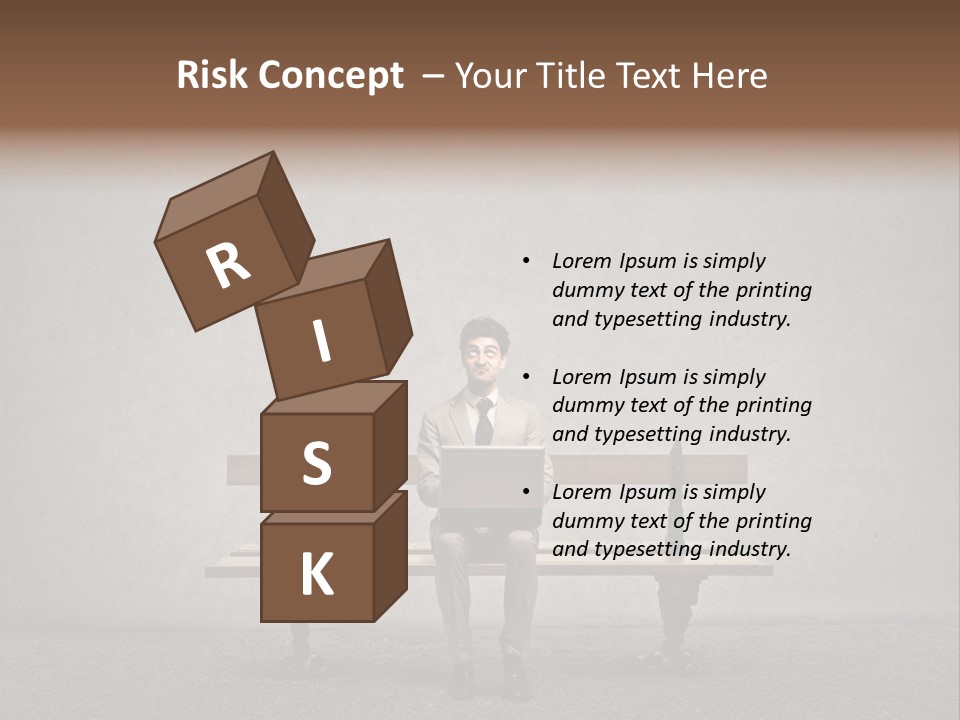 Think Person Man PowerPoint Template