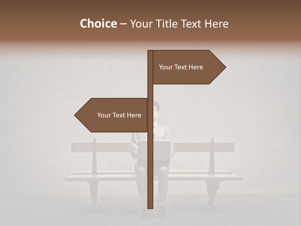 Think Person Man PowerPoint Template