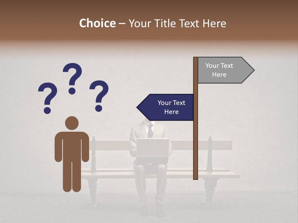 Think Person Man PowerPoint Template