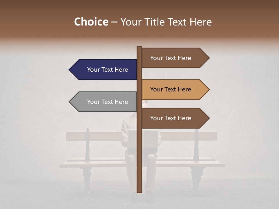 Think Person Man PowerPoint Template