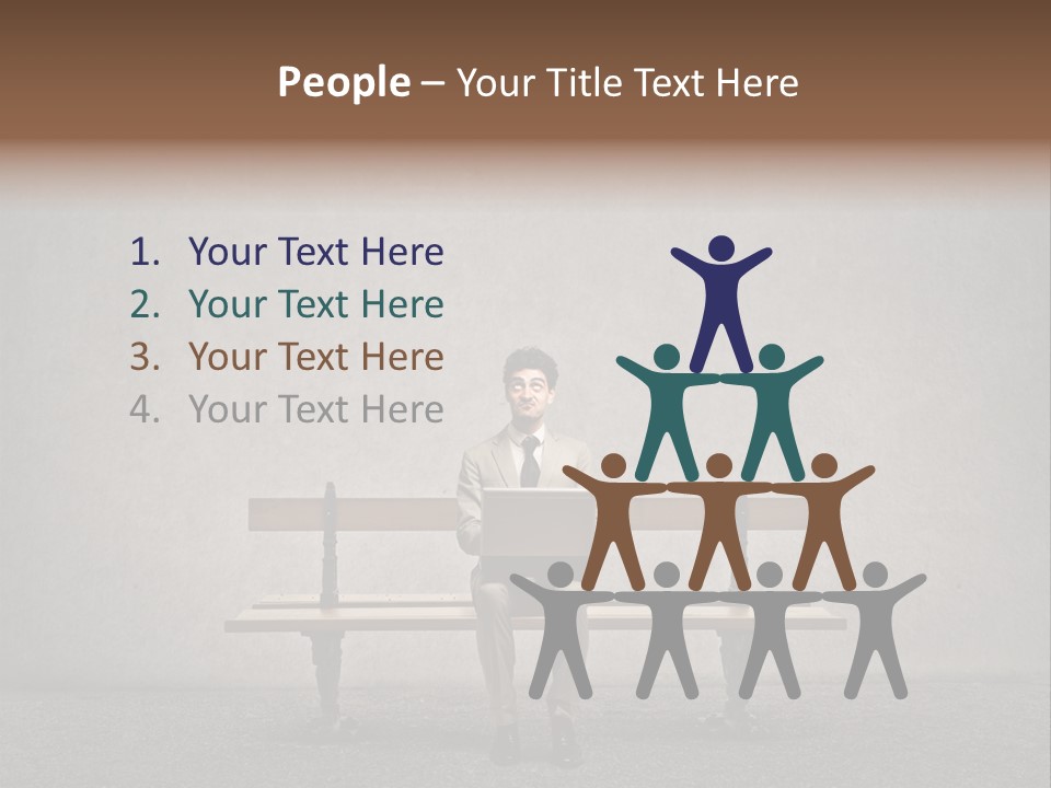 Think Person Man PowerPoint Template
