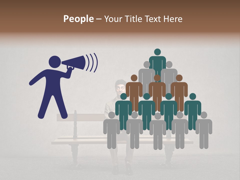 Think Person Man PowerPoint Template