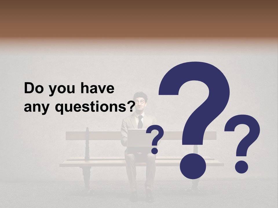 Think Person Man PowerPoint Template