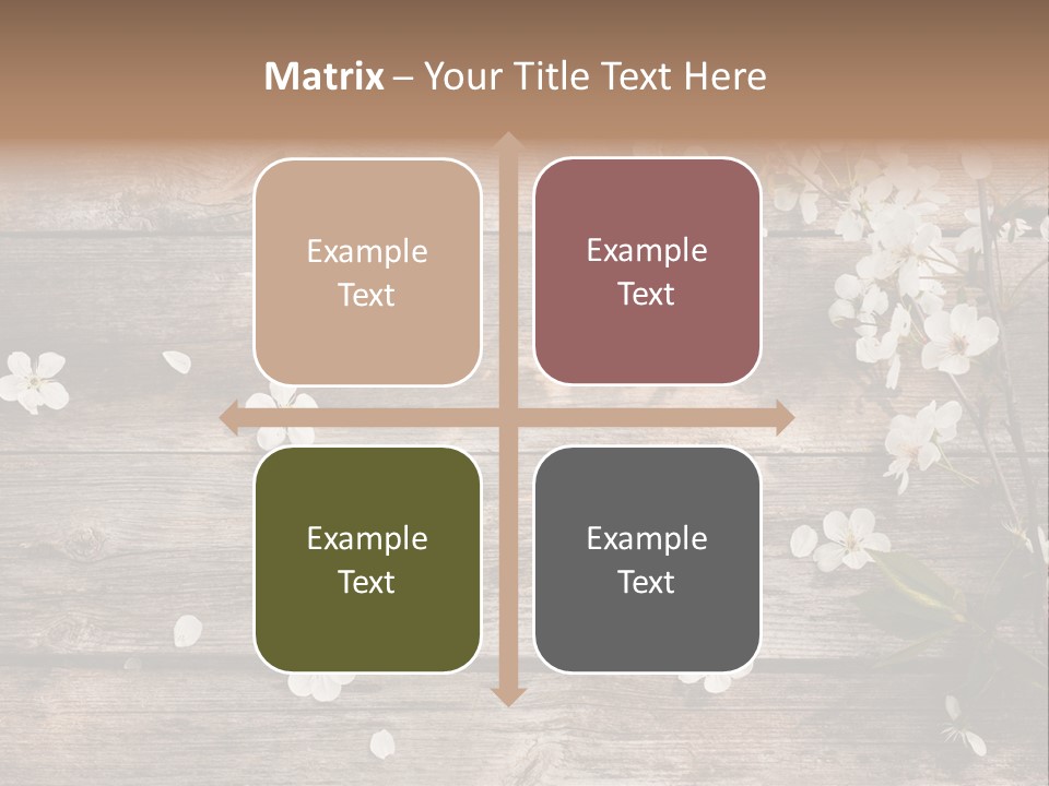 Wood Beauty Orchard PowerPoint Template