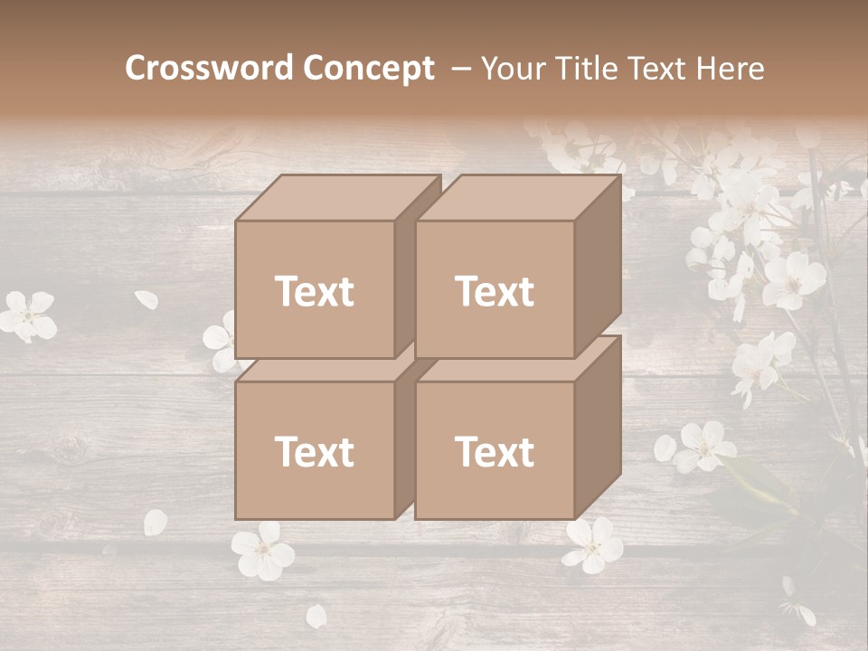 Wood Beauty Orchard PowerPoint Template
