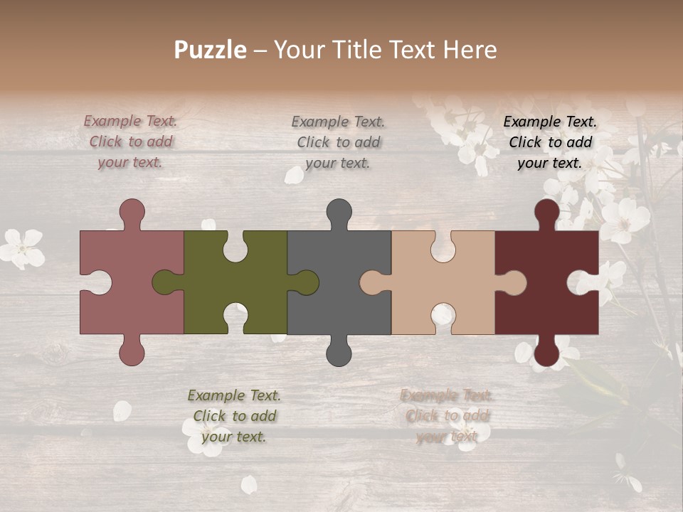 Wood Beauty Orchard PowerPoint Template