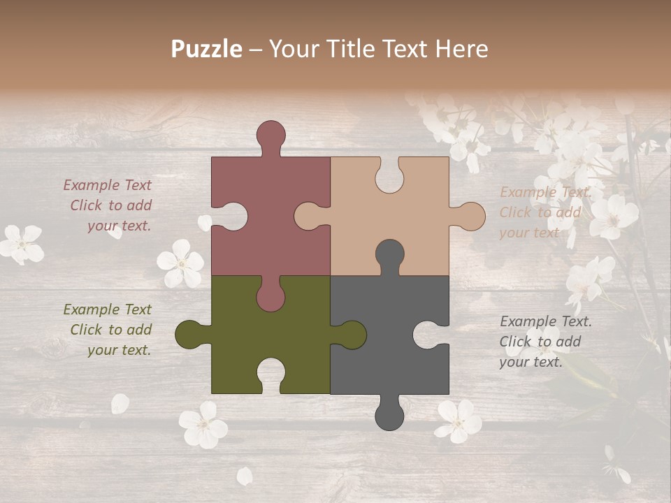 Wood Beauty Orchard PowerPoint Template