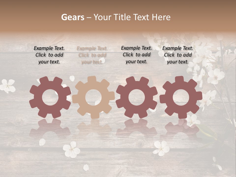 Wood Beauty Orchard PowerPoint Template