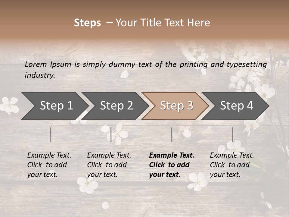 Wood Beauty Orchard PowerPoint Template