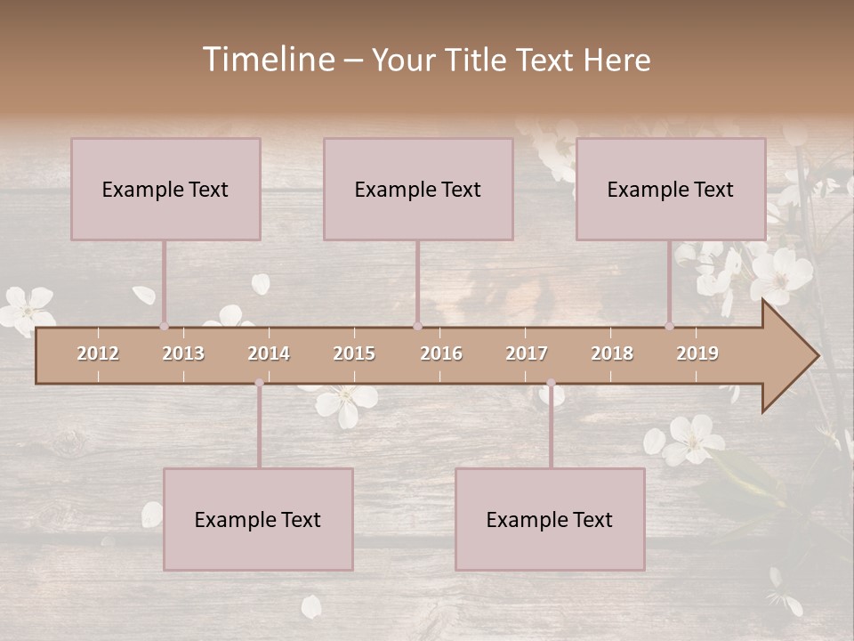 Wood Beauty Orchard PowerPoint Template