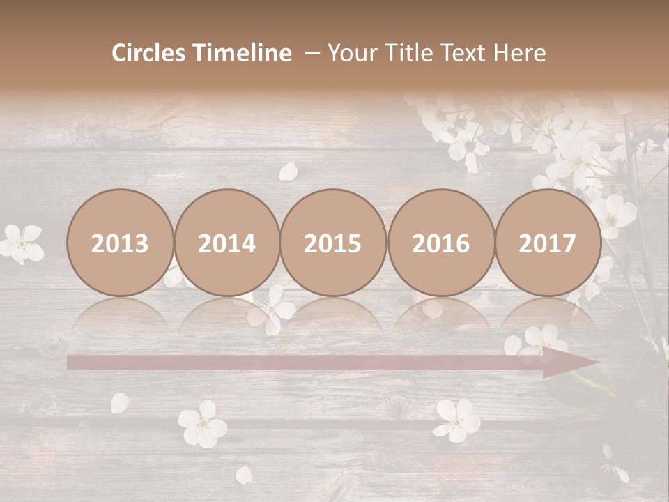 Wood Beauty Orchard PowerPoint Template