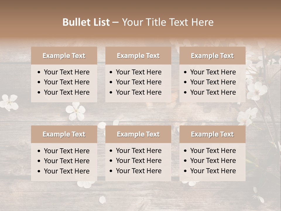 Wood Beauty Orchard PowerPoint Template
