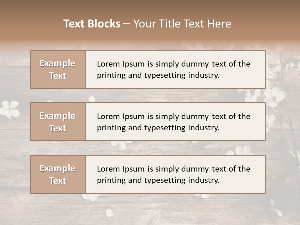 Wood Beauty Orchard PowerPoint Template