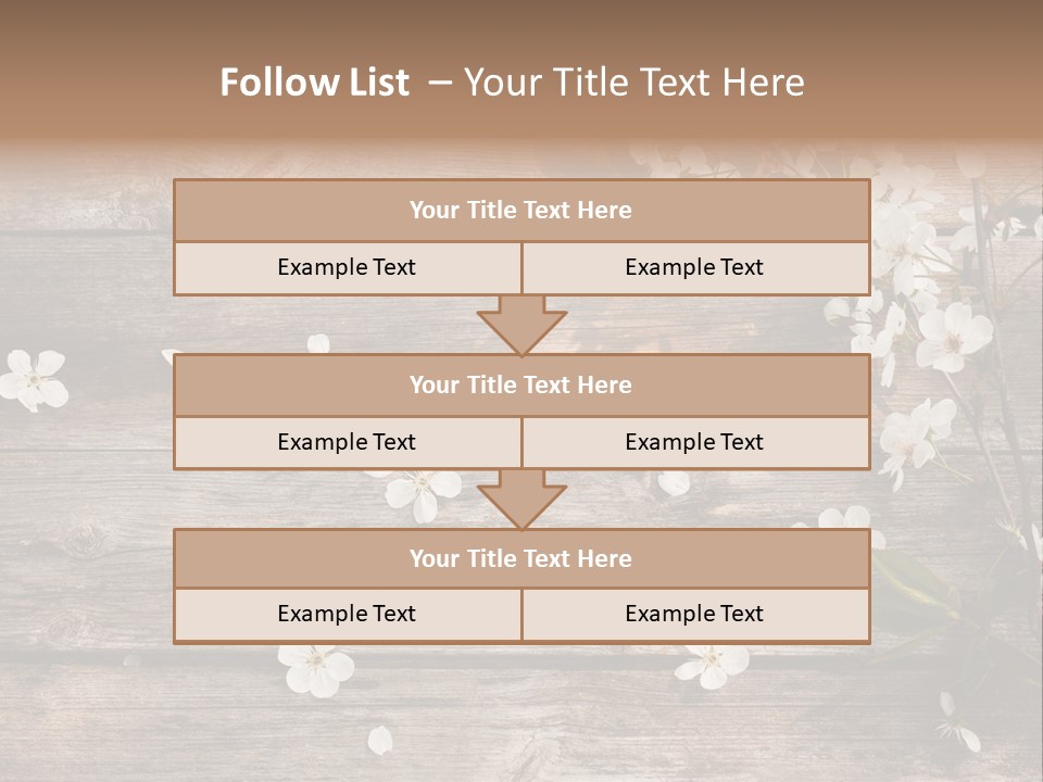 Wood Beauty Orchard PowerPoint Template