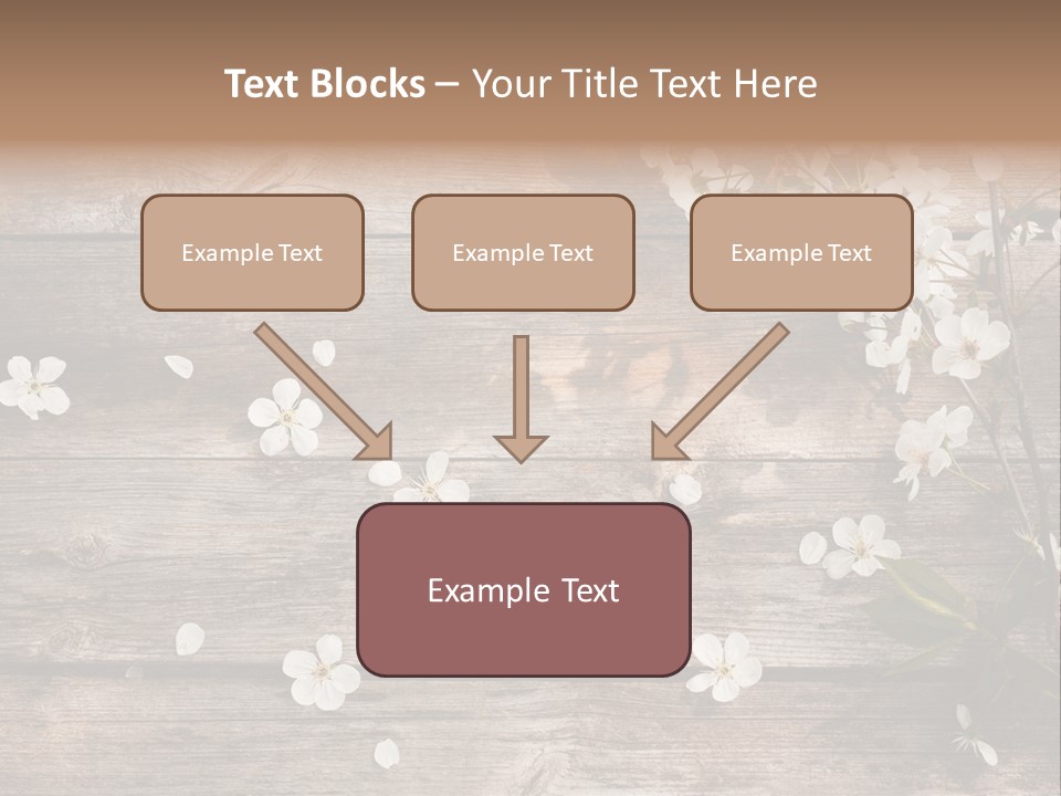 Wood Beauty Orchard PowerPoint Template