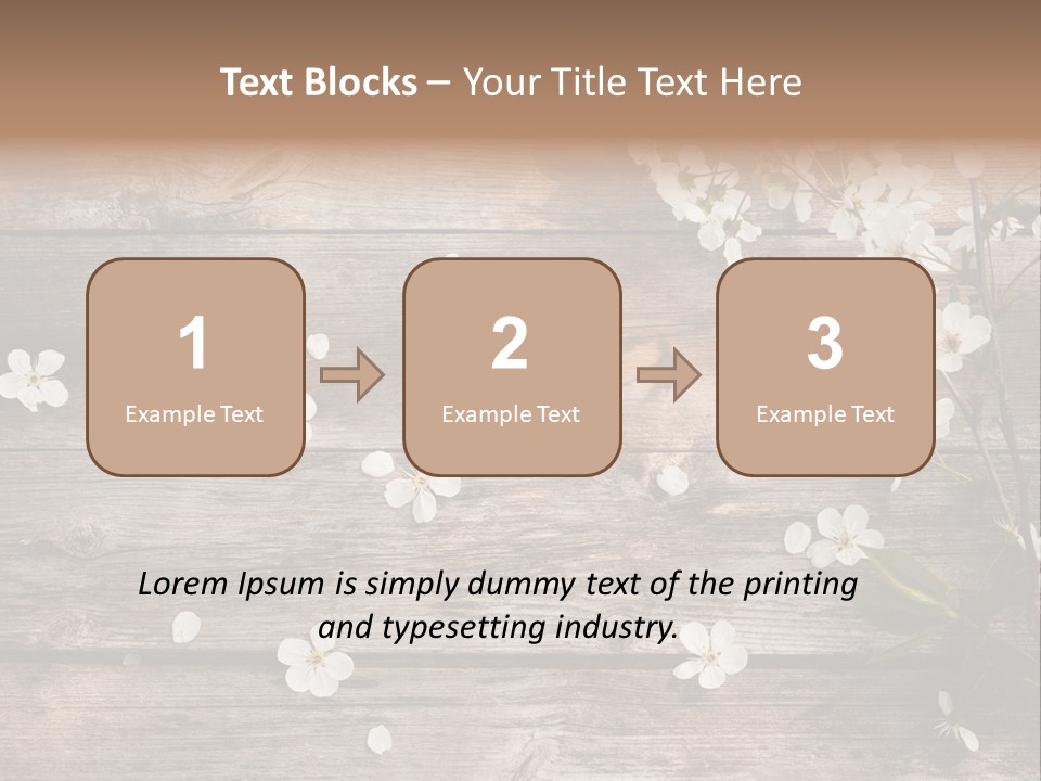 Wood Beauty Orchard PowerPoint Template
