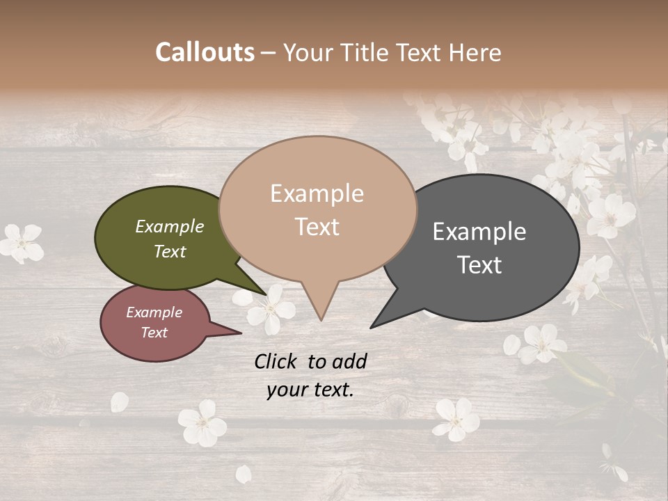 Wood Beauty Orchard PowerPoint Template