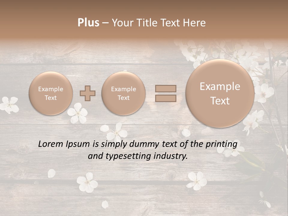 Wood Beauty Orchard PowerPoint Template