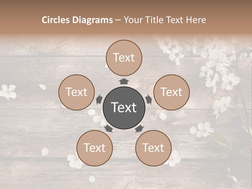 Wood Beauty Orchard PowerPoint Template