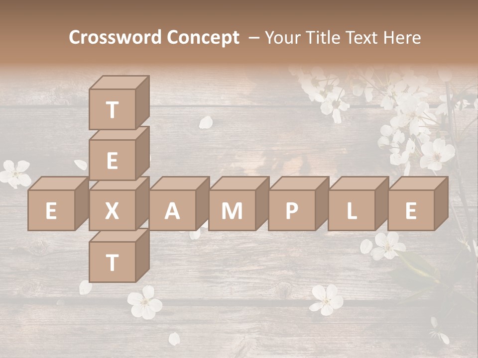 Wood Beauty Orchard PowerPoint Template